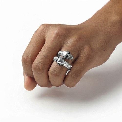 Stainless steel silver gothic - stainless,