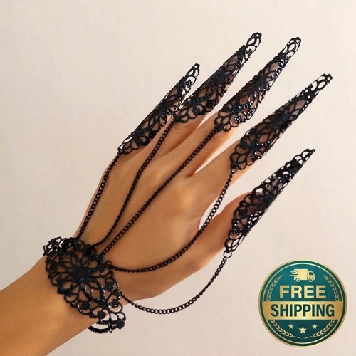Y2k punk hand chain - y2k,