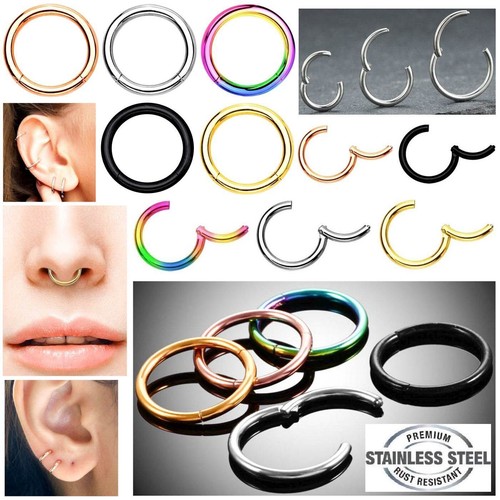 Surgical steel nose ring - surgical,