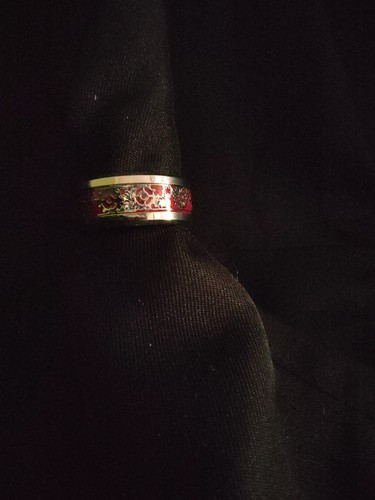 Steampunk titanium ring with - steampunk,