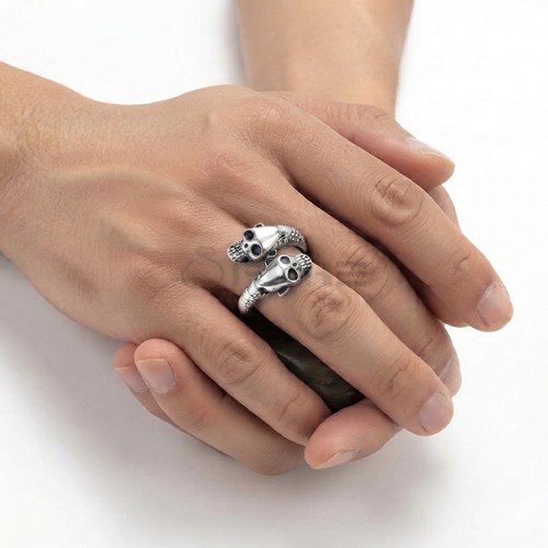 Stainless steel silver snake - stainless,
