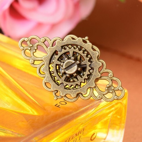 Steampunk gear ring - gear, gothic