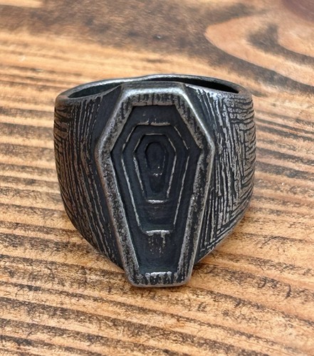 Coffin ring metal - coffin,