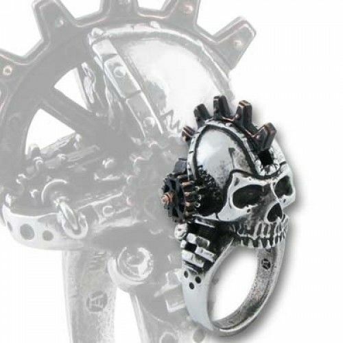 Alchemy gothic steamhead ring - alchemy,