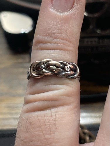 9ct steampunk gold knot - 9ct,