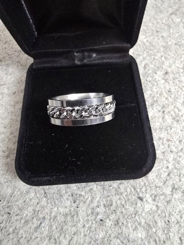 Mens stainless steel spin - mens,