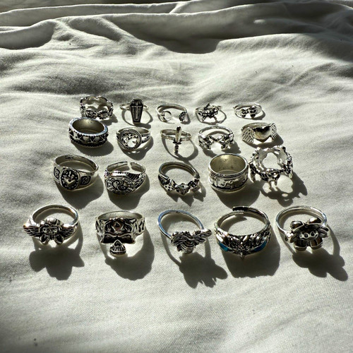 Gothic ring collection read - ring, (read