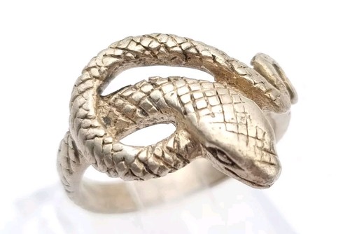 Sterling silver snake - snake, ring